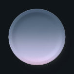Plato De Papel Ombre rosa azul.<br><div class="desc">Ombre rosa azul. Ombre ,  gradiente ,  azul ,  rosa ,  azul oscuro y rosa ,  para los niños</div>