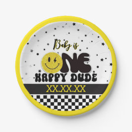 Plato De Papel One Happy Dude