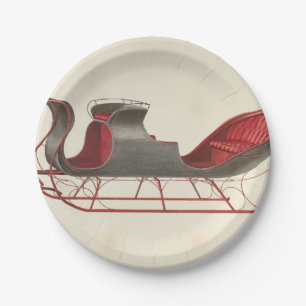 Plato De Papel One Horse Open Sleigh - Fred Weiss