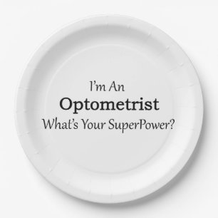 Plato De Papel Optometrista