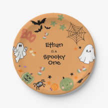 Orange Spooky One Cute Halloween 1st Birthday