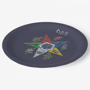 Plato De Papel Orden De La Estrella Oriental