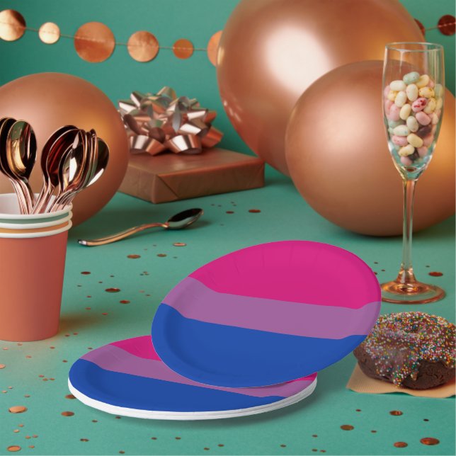 Plato De Papel ¡Orgullo bisexual! (Multi)
