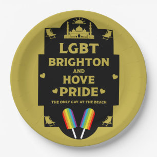 Plato De Papel Orgullo Gay Brighton