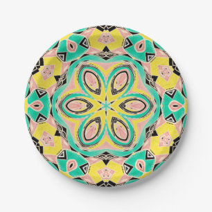 Plato De Papel Ornamento retro