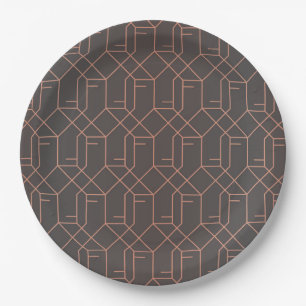 Plato De Papel Ornamentos de lujo 21