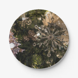 Plato De Papel Ornamentos de vacaciones