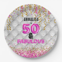 Oro Rosa 50 Fabuloso cumpleaños número 50