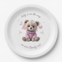 Osito de peluche jersey rosa Fiesta de Baby Shower