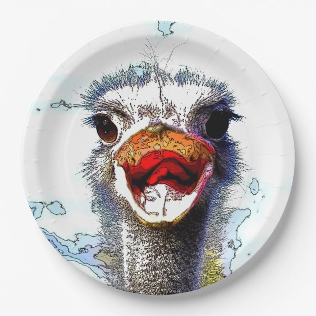 Plato De Papel Ostrich20150701 (Anverso)