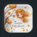 Plato De Papel Otoño Fairy Woodland<br><div class="desc">Placas de papel de bosque de hadas de otoño - Pase a un mágico bosque otoñal donde juegan las hadas flautas y las criaturas de los bosques. Este impresionante diseño de placas de papel presenta colores suaves y de otoño, adornados con un ilustracion de un hada delicada. Delicia en el...</div>