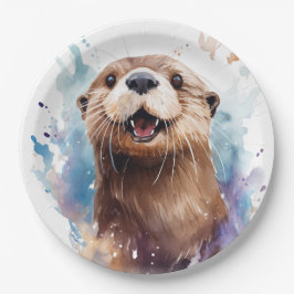 Plato De Papel Otter