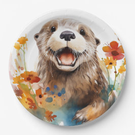 Plato De Papel Otter