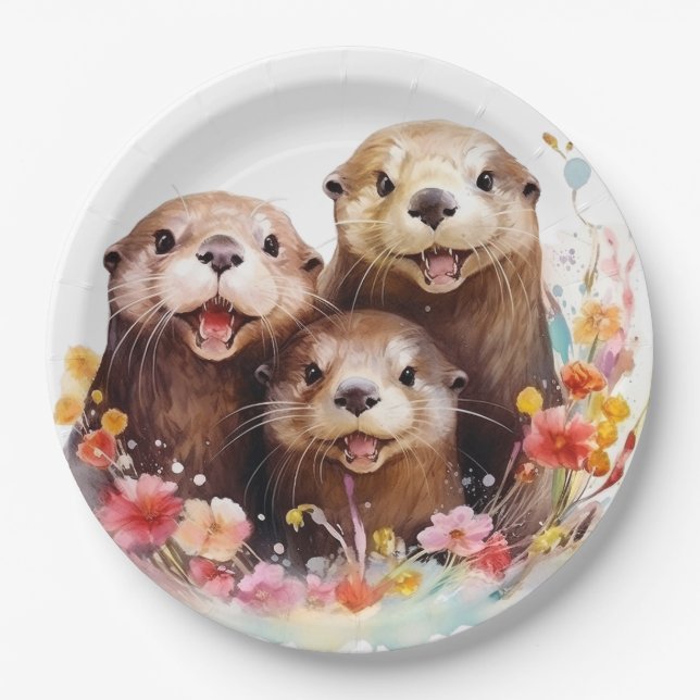 Plato De Papel Otter (Anverso)