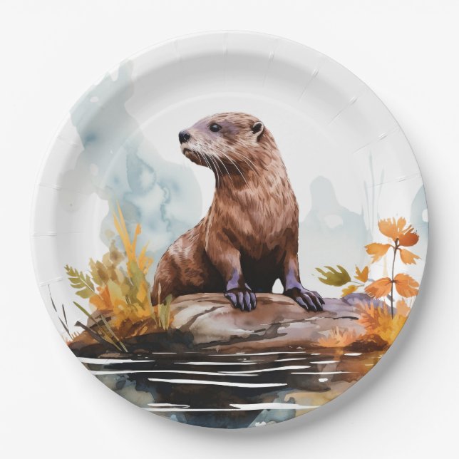 Plato De Papel Otter (Anverso)