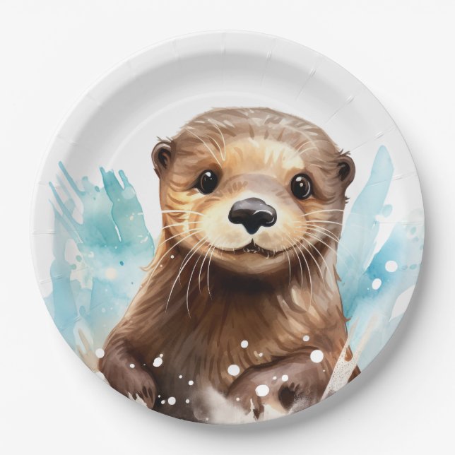 Plato De Papel Otter (Anverso)