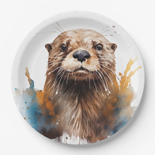 Plato De Papel Otter (Anverso)