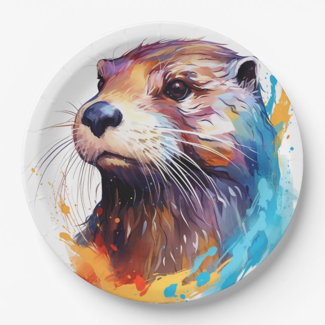Plato De Papel Otter (Anverso)