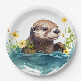 Plato De Papel Otter