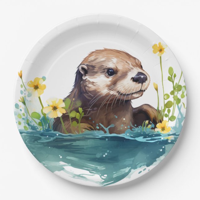 Plato De Papel Otter (Anverso)