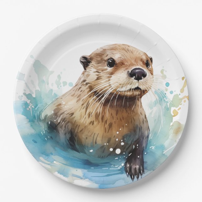 Plato De Papel Otter (Anverso)