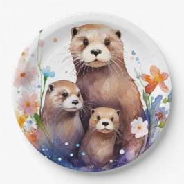 Plato De Papel Otter