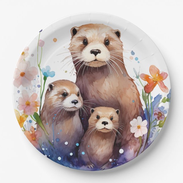 Plato De Papel Otter (Anverso)