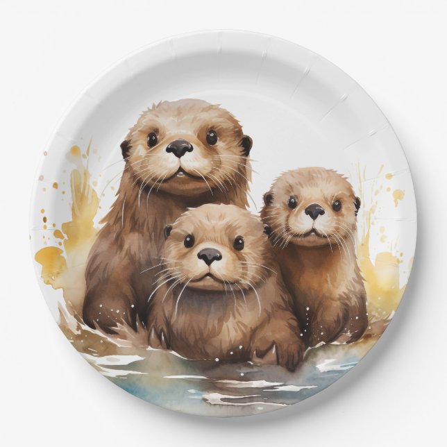 Plato De Papel Otter (Anverso)