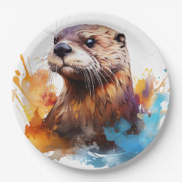 Plato De Papel Otter