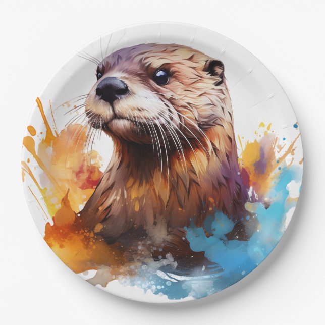 Plato De Papel Otter (Anverso)