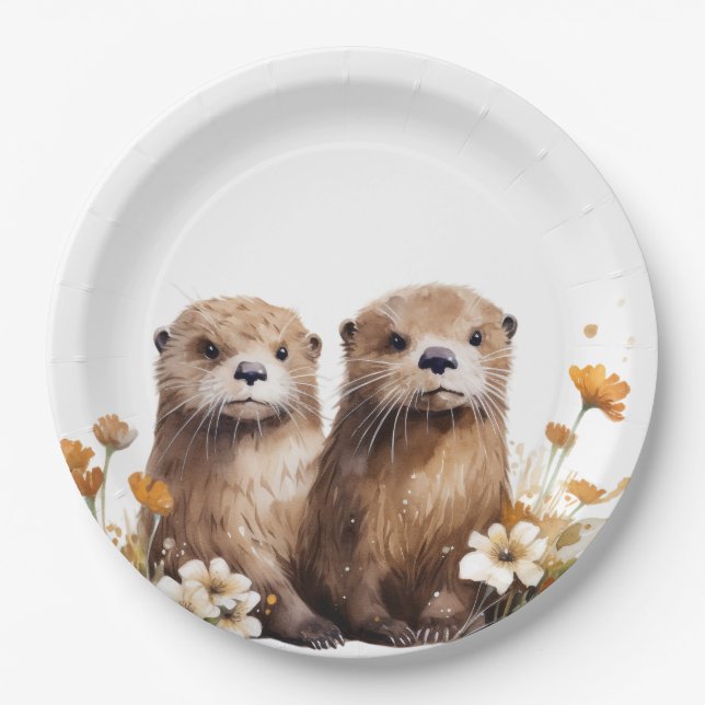Plato De Papel Otter (Anverso)