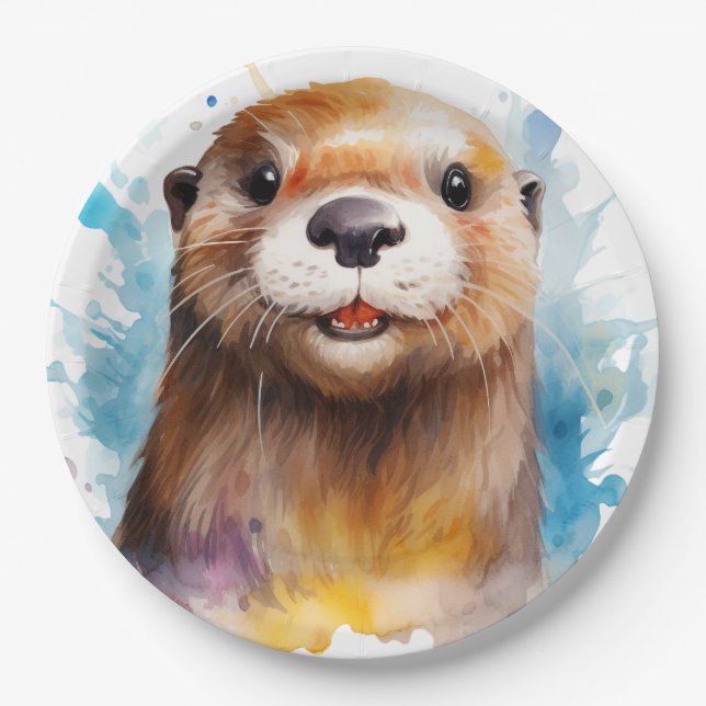 Plato De Papel Otter (Anverso)
