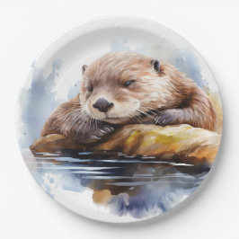 Plato De Papel Otter