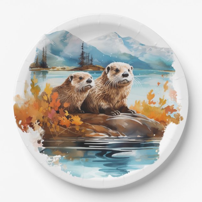 Plato De Papel Otter (Anverso)