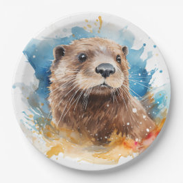 Plato De Papel Otter