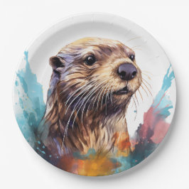 Plato De Papel Otter