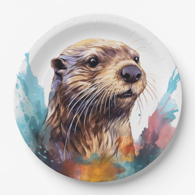 Plato De Papel Otter (Anverso)