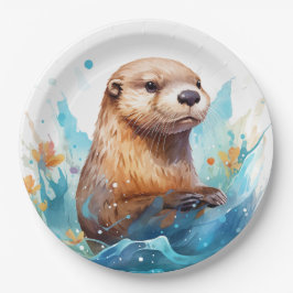 Plato De Papel Otter