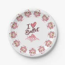 Plato De Papel Oveja ballet