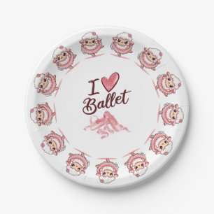 Plato De Papel Oveja ballet
