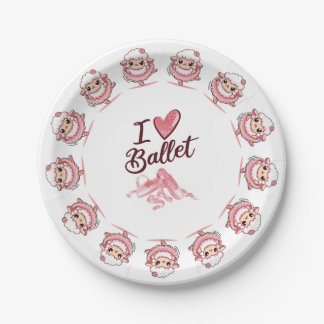 Plato De Papel Oveja ballet