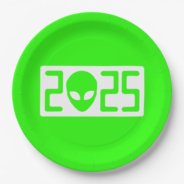 PLATO DE PAPEL OVNI 2025 (Anverso)