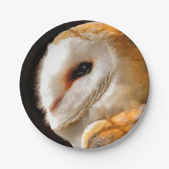 PLATO DE PAPEL OWLS (Anverso)