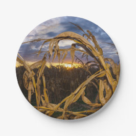 Plato De Papel Ozarks Harvest