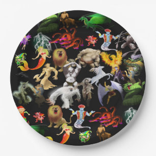 Plato De Papel P está para la placa de Phoenix (el negro)