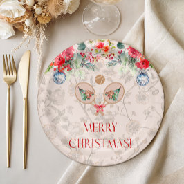 Plato De Papel Padel Themed Paper Plates – Festive Racquet Motif