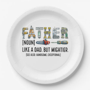 Plato De Papel Padre Nun