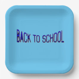 Plato De Papel Paint de BTS Blue S