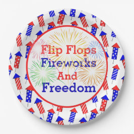 Plato De Papel País 4 De Julio