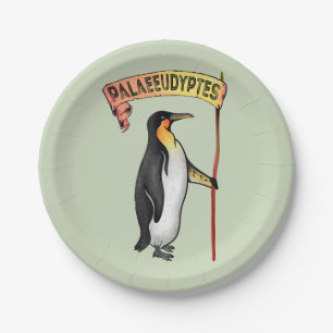 Plato De Papel Palaeeudyptes Extinct Penguin